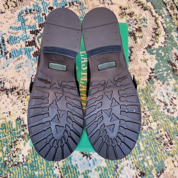 NIB Eastland Black Slip-On Clogs Mules, Size 8.5M Bohemian Trendy Chunky - Picture 8 of 10